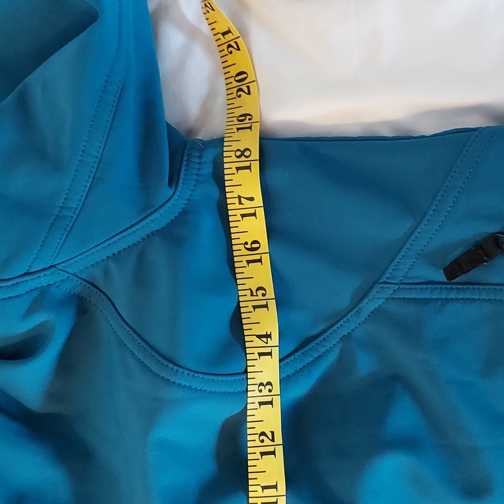 Eddie Bauer Women's Coat Teal Detachable Hood Fleece Lined Size MP - Picture 7 of 13